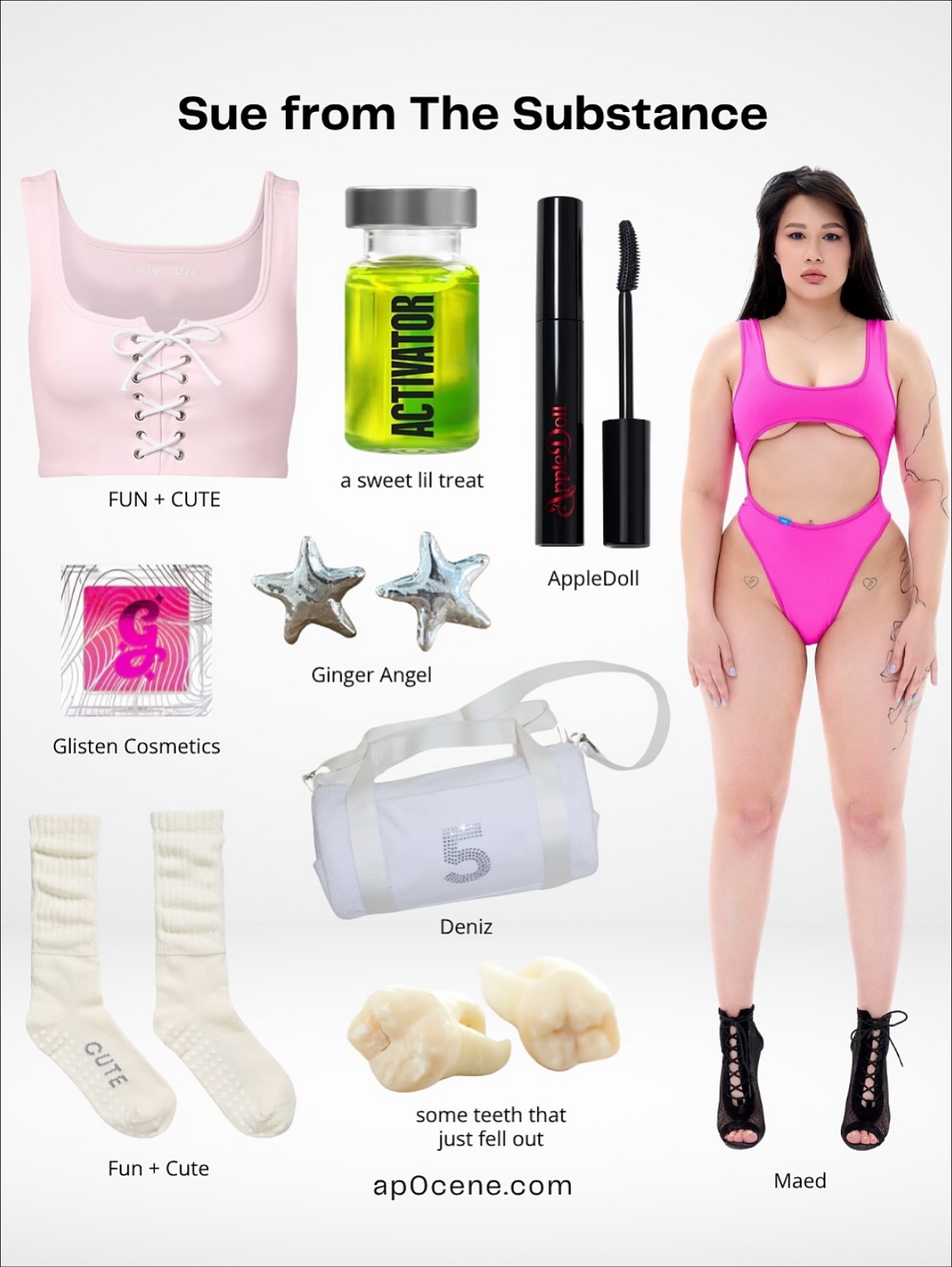 MOONFLOWER SPORTS BRA | PINK FROSTING - 11