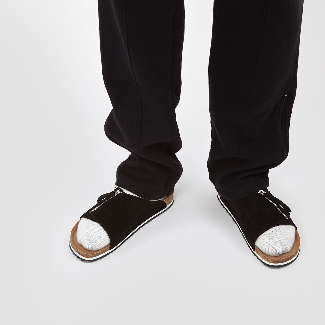 Tonywack Striped Wool Flared Trousers - Black Stripe - 5