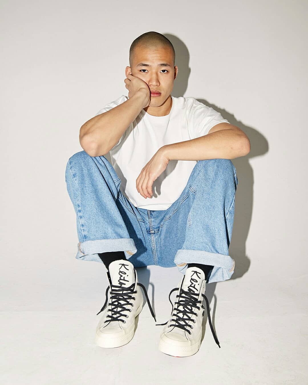 Soulland KA Blur Back Print T-shirt - White - 8