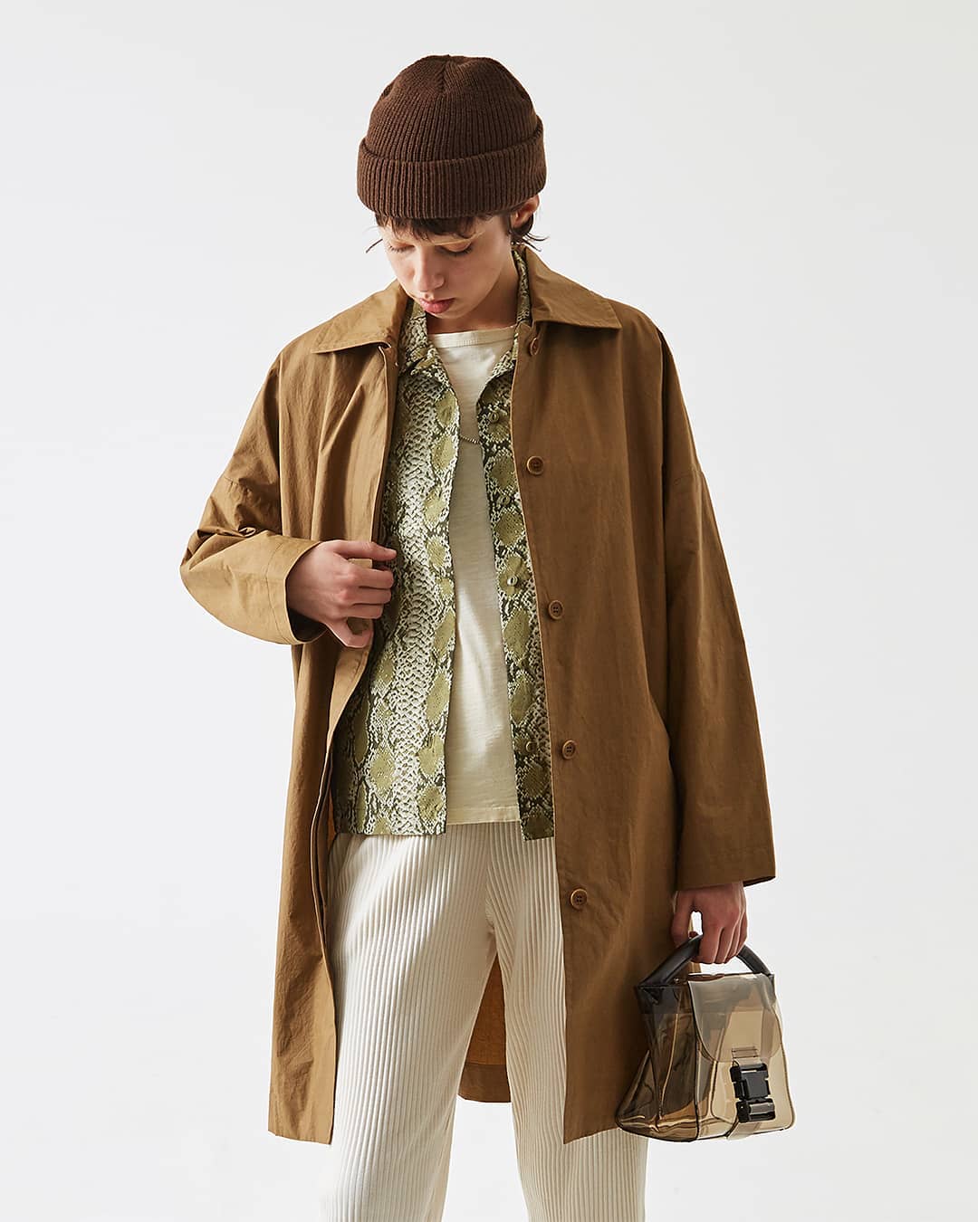 Estudio Niksen Mac Pocket Coat W - Khaki - 5