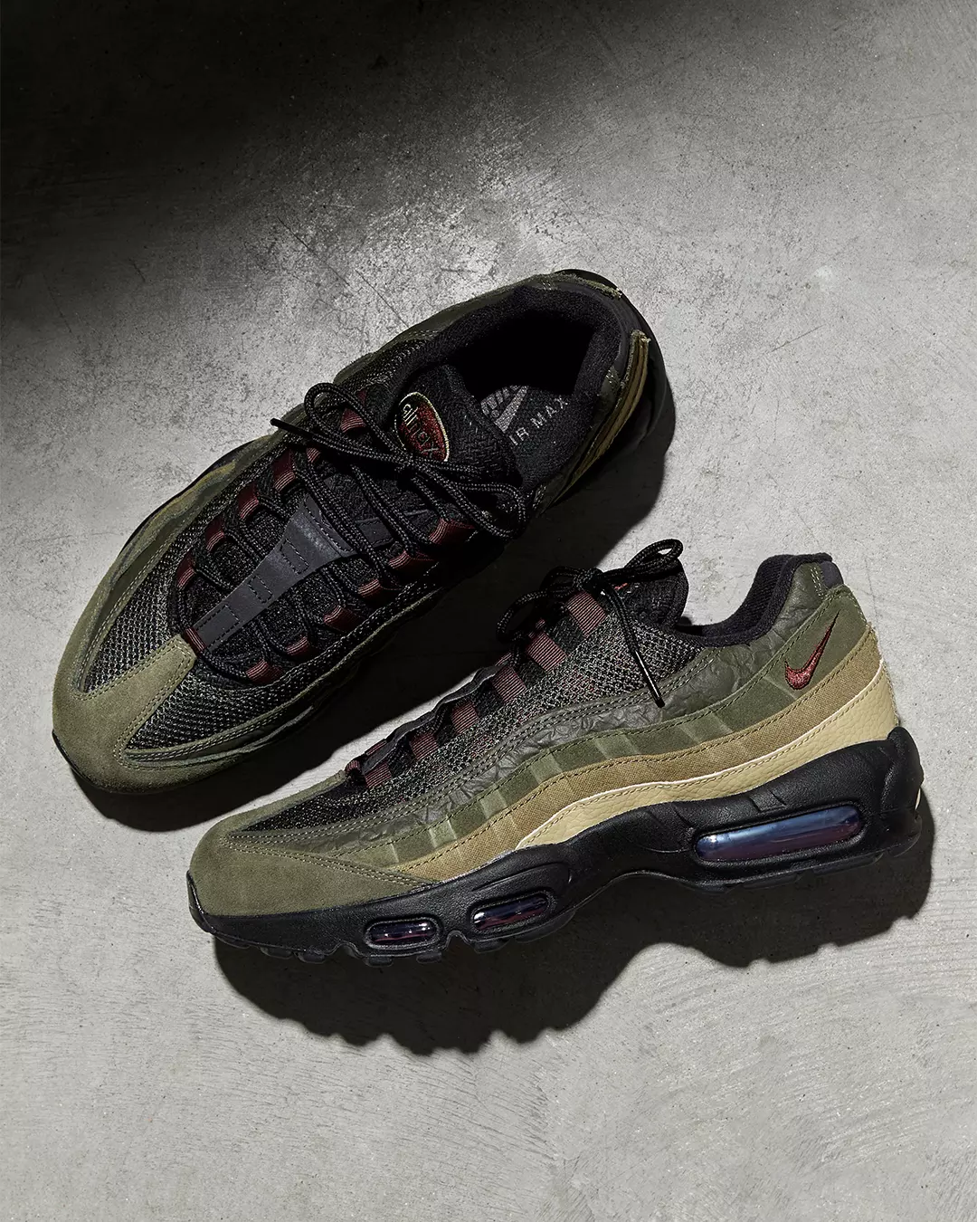 Nike Air Max 95 QS Big Bubble Leather - Black/Black-Black - 7