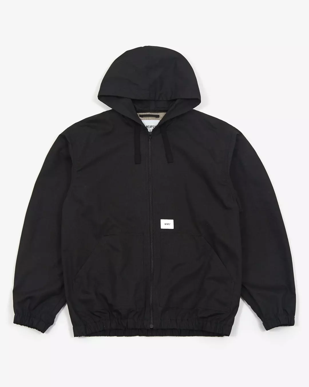 Snow Peak Recycled Cotton Zip Up Parka - Black - 4