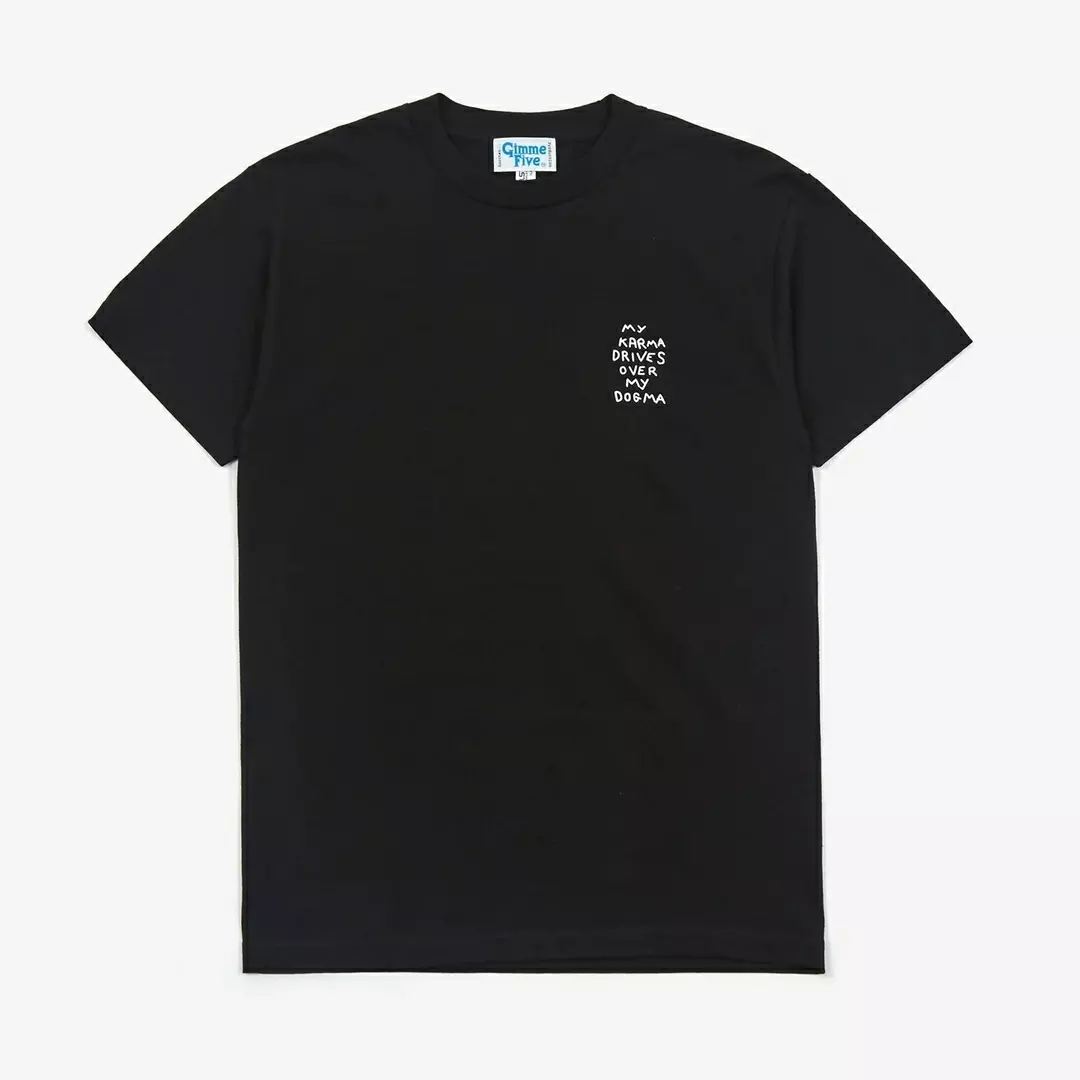 Aries Sunbleached Ancient Temple SS Tee - Black - 6