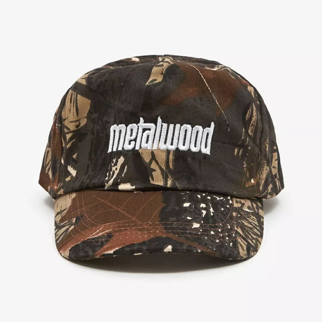 Metalwood Metal Logo 5-Panel Cap - Brown - 5
