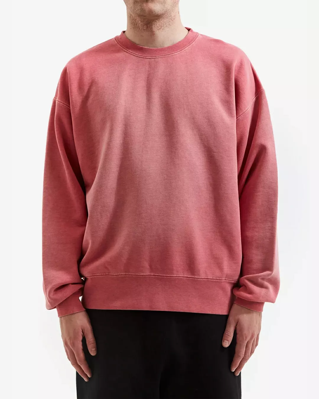 Goodhood Worldwide Overdyed Sweatshirt - Washed Orange - 7