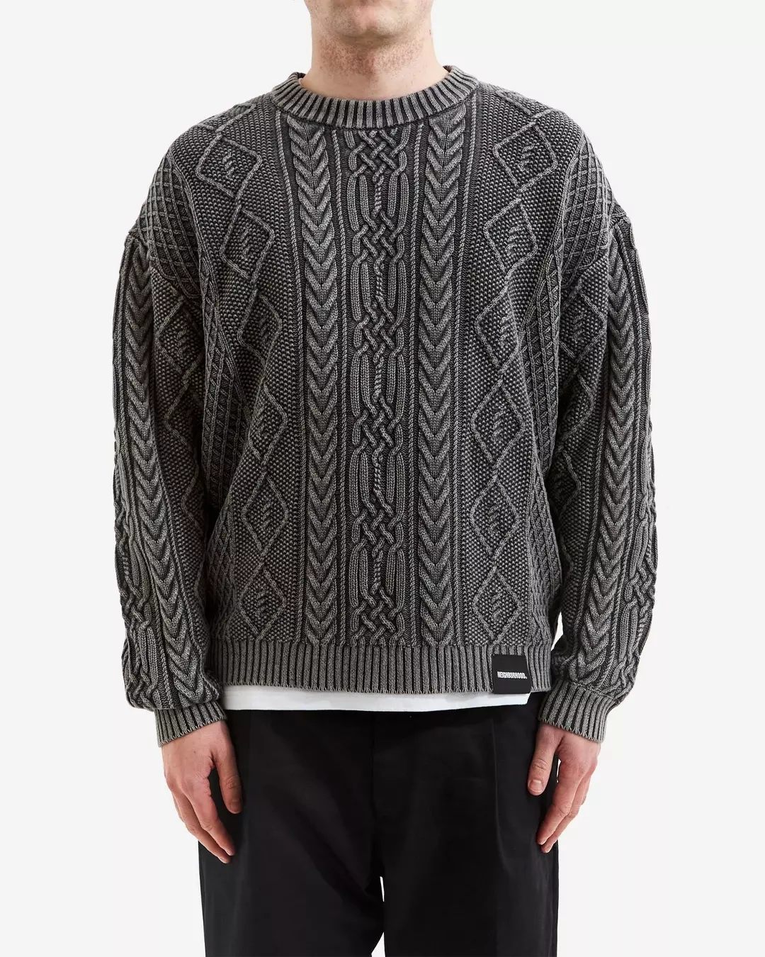 Tonywack Striped Wool Flared Trousers - Black Stripe - 4
