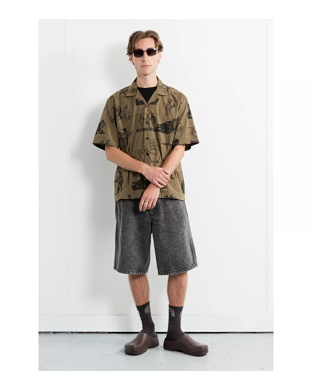 Beams Paint WD 3/4 Trouser - Black - 5