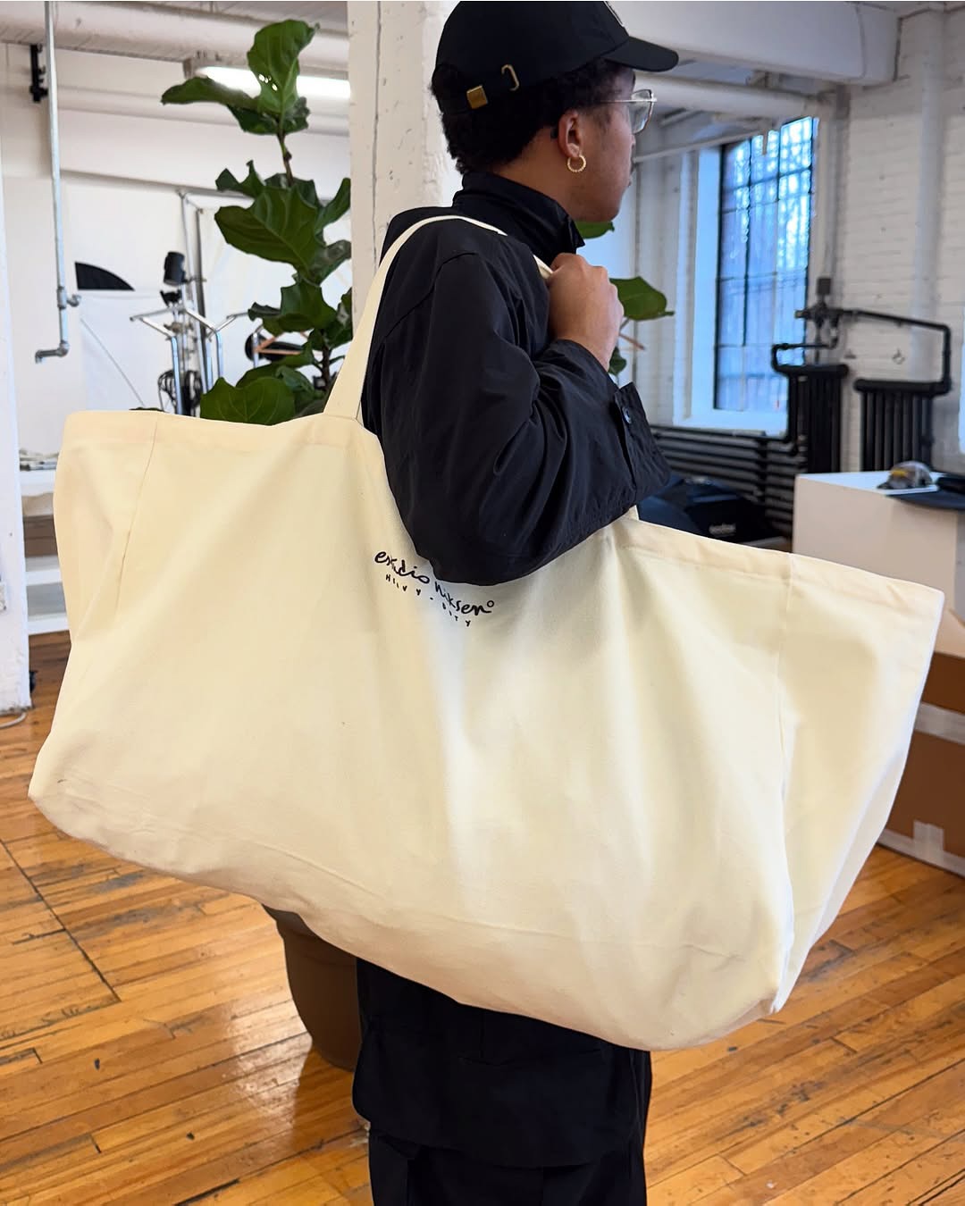 Puebco Labour Canvas Tote Bag - Large - 7