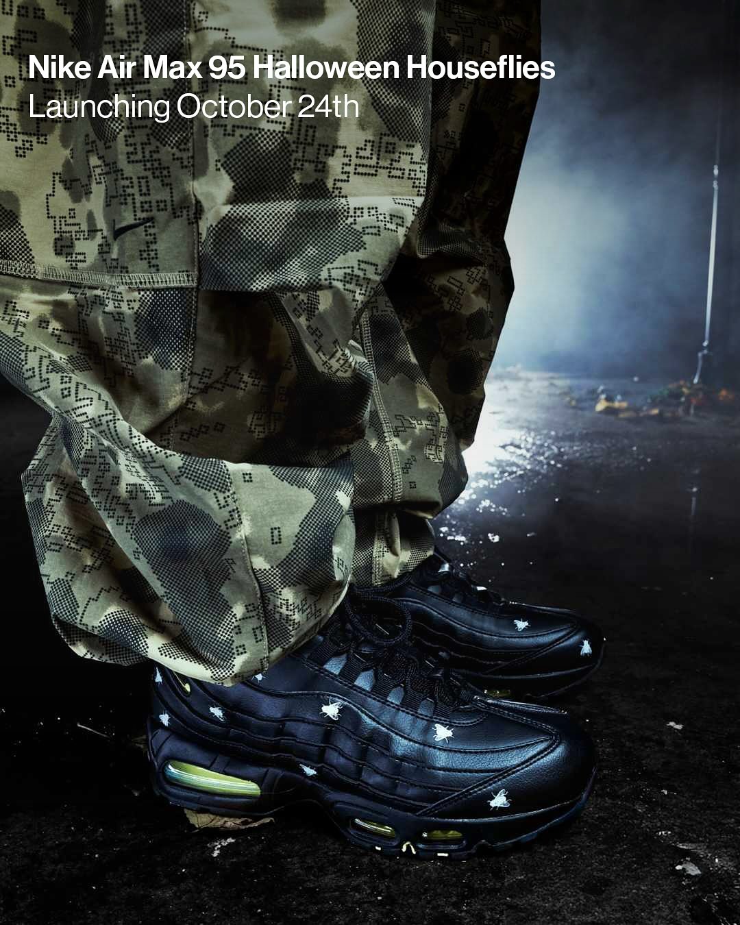 Nike Air Max 95 QS Big Bubble Leather - Black/Black-Black - 8