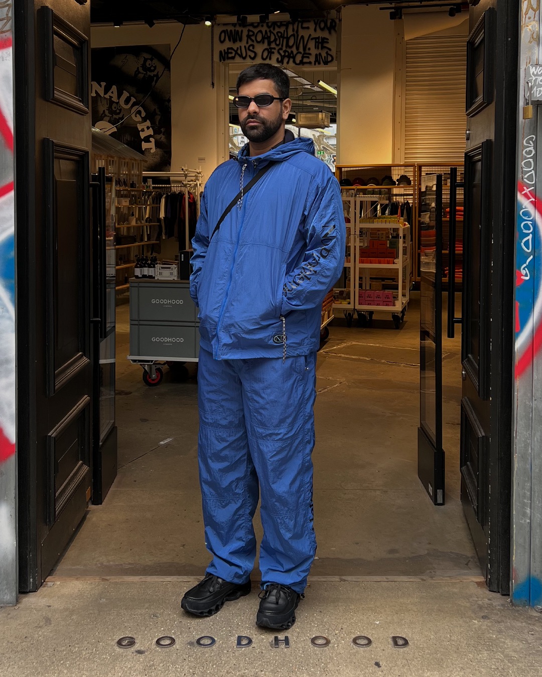 No Problemo NP Contrast Nylon Jacket - Blue - 3