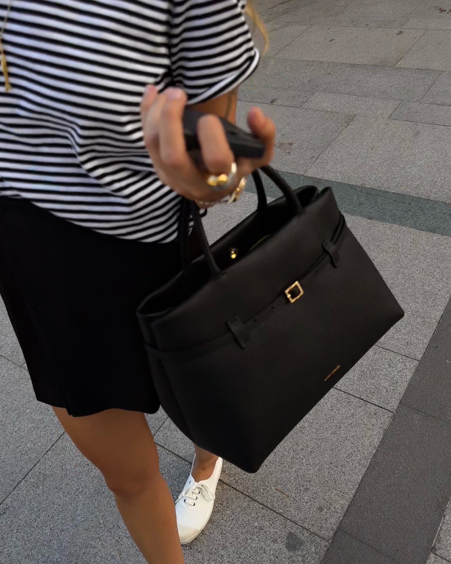 Mini Tote du Jour Black - 5