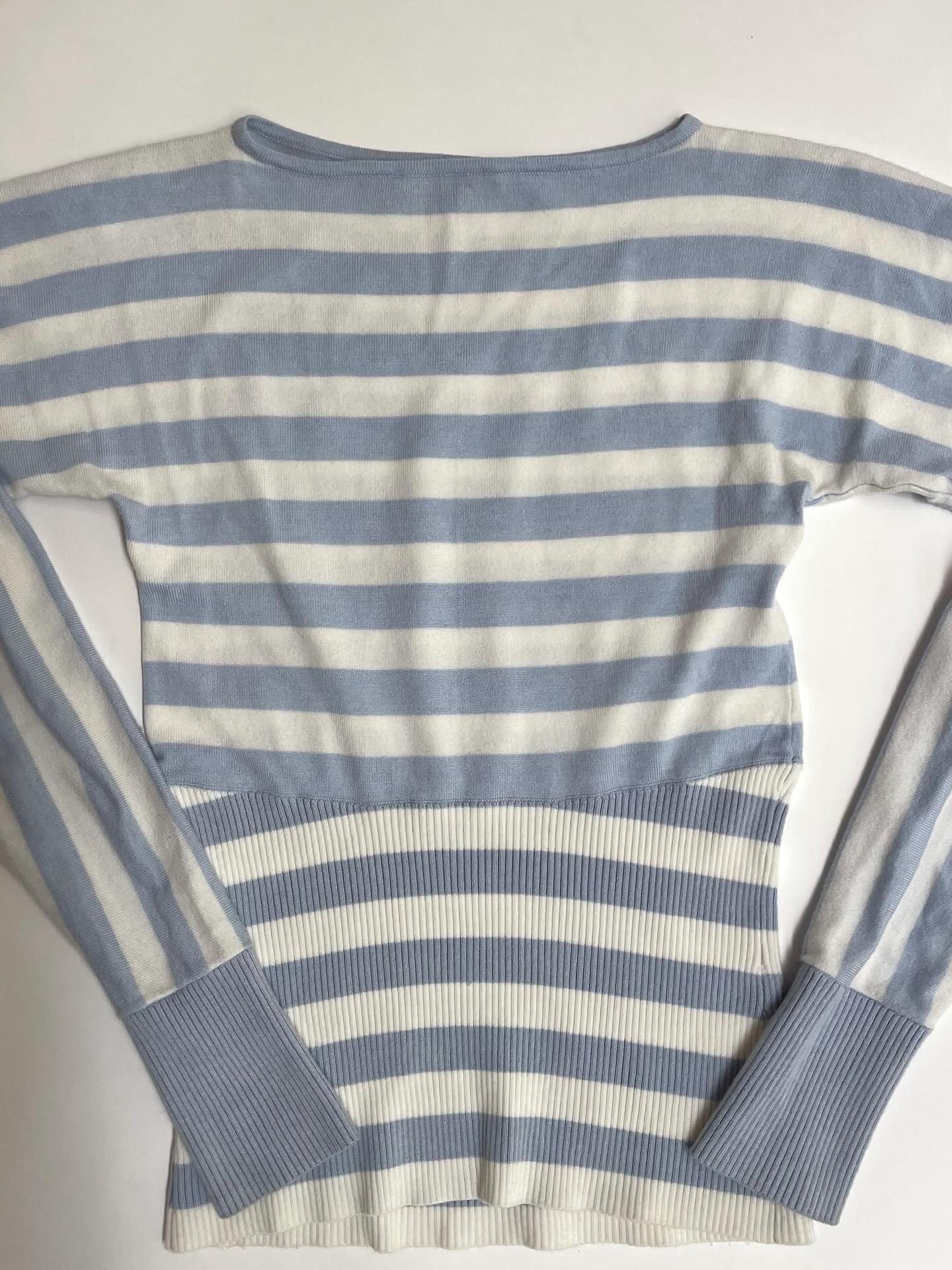 ODESSA TOP - TURQUOISE STRIPE - 6