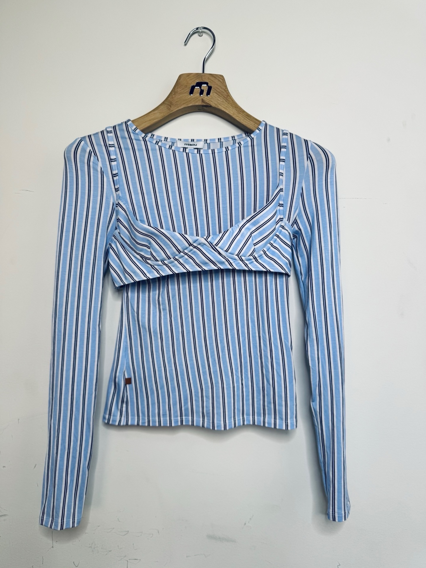 CARA TOP - BABY BLUE STRIPE - 5