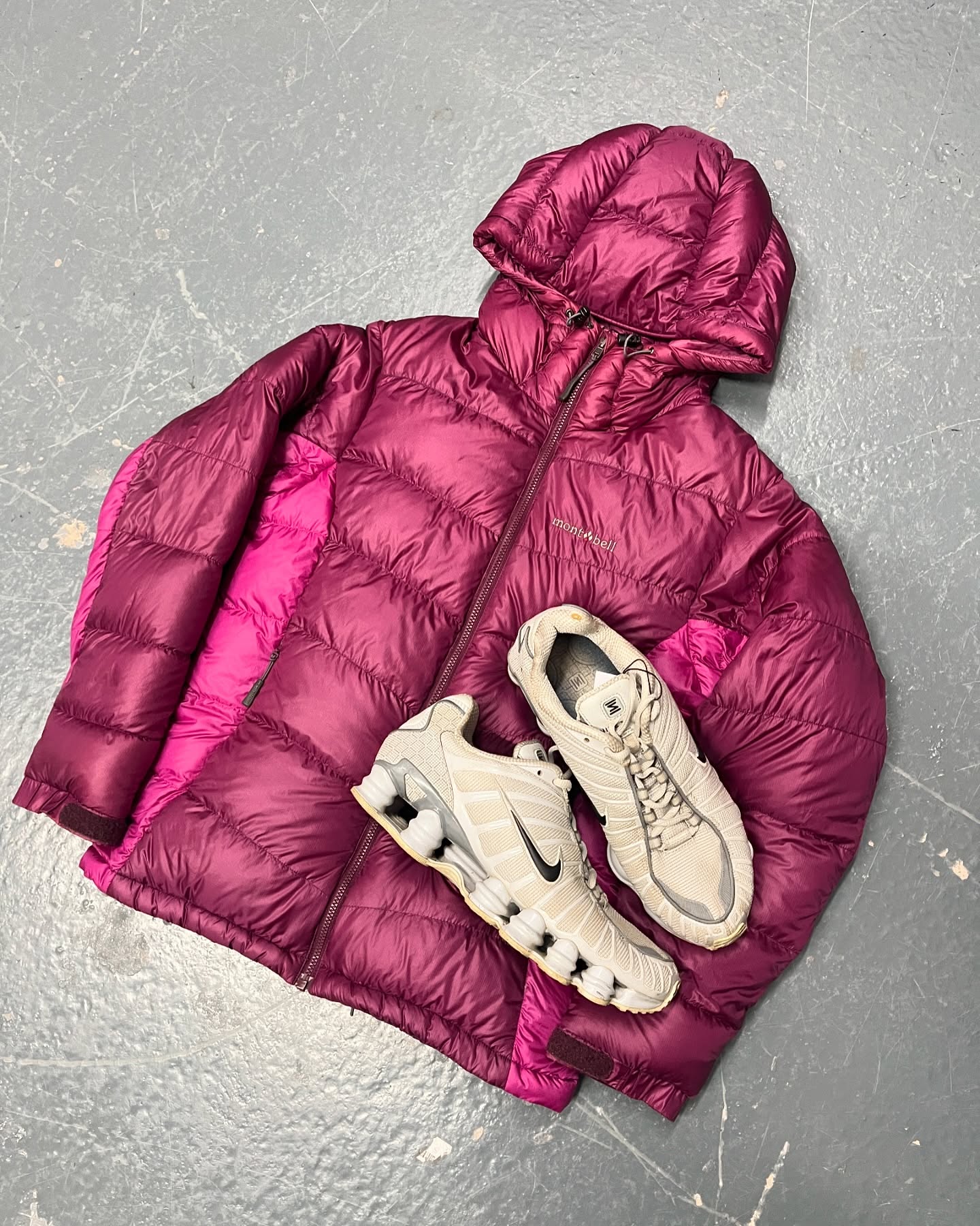 Montbell reversible pink/brown puffer (WMNS L) - 6