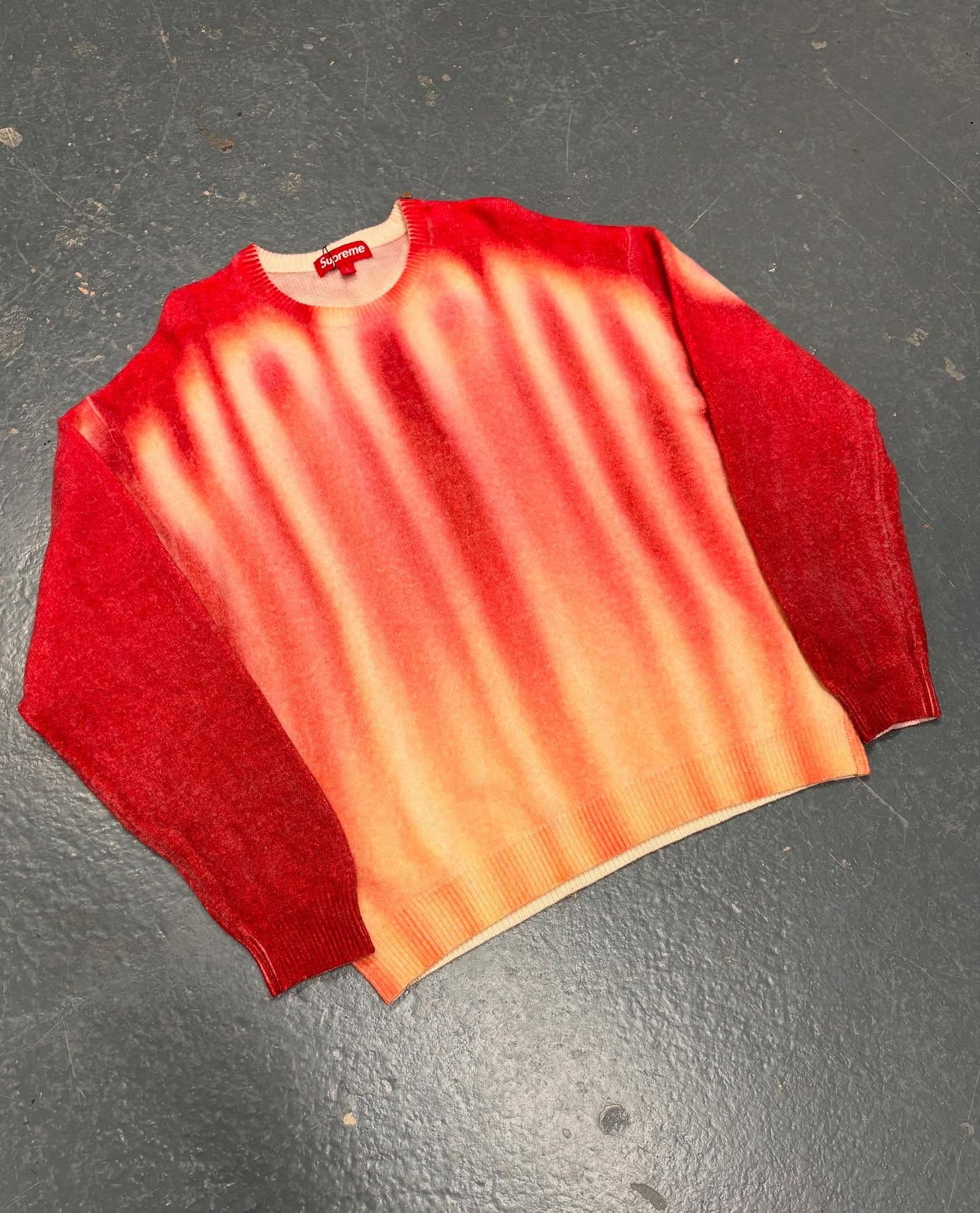 Supreme black blurred knit jumper (L) - 5