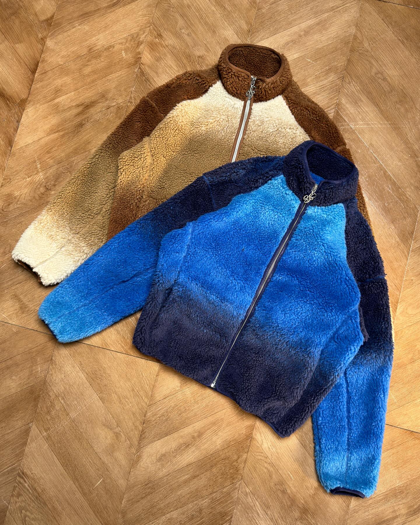 Teddy Degrade Jacket Solid Blue - 6