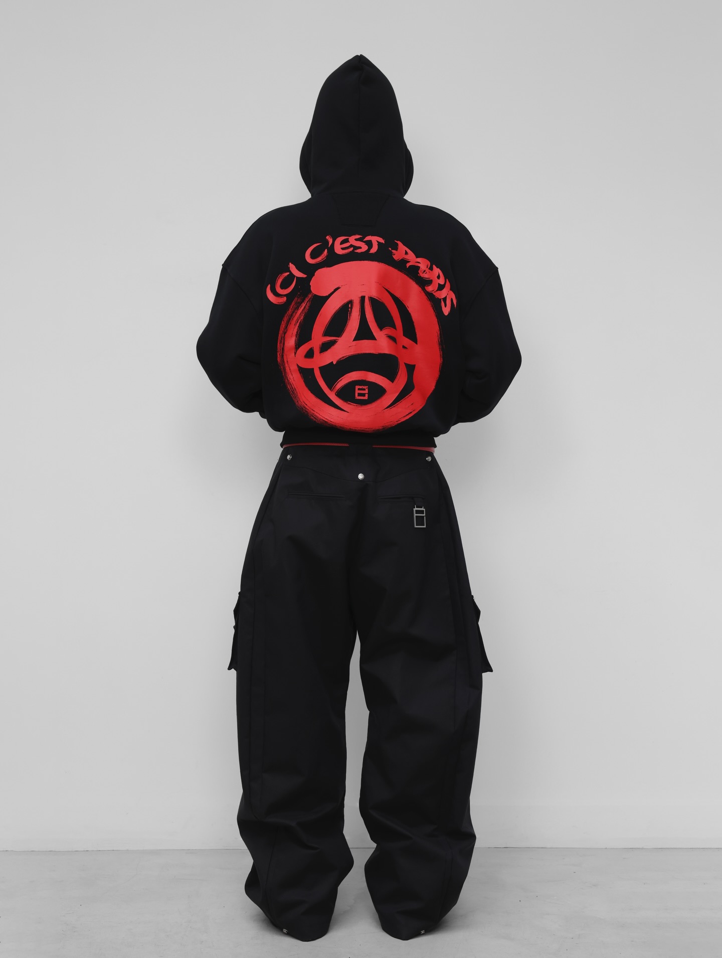 BLACK ONYX CARGO PANTS - 6