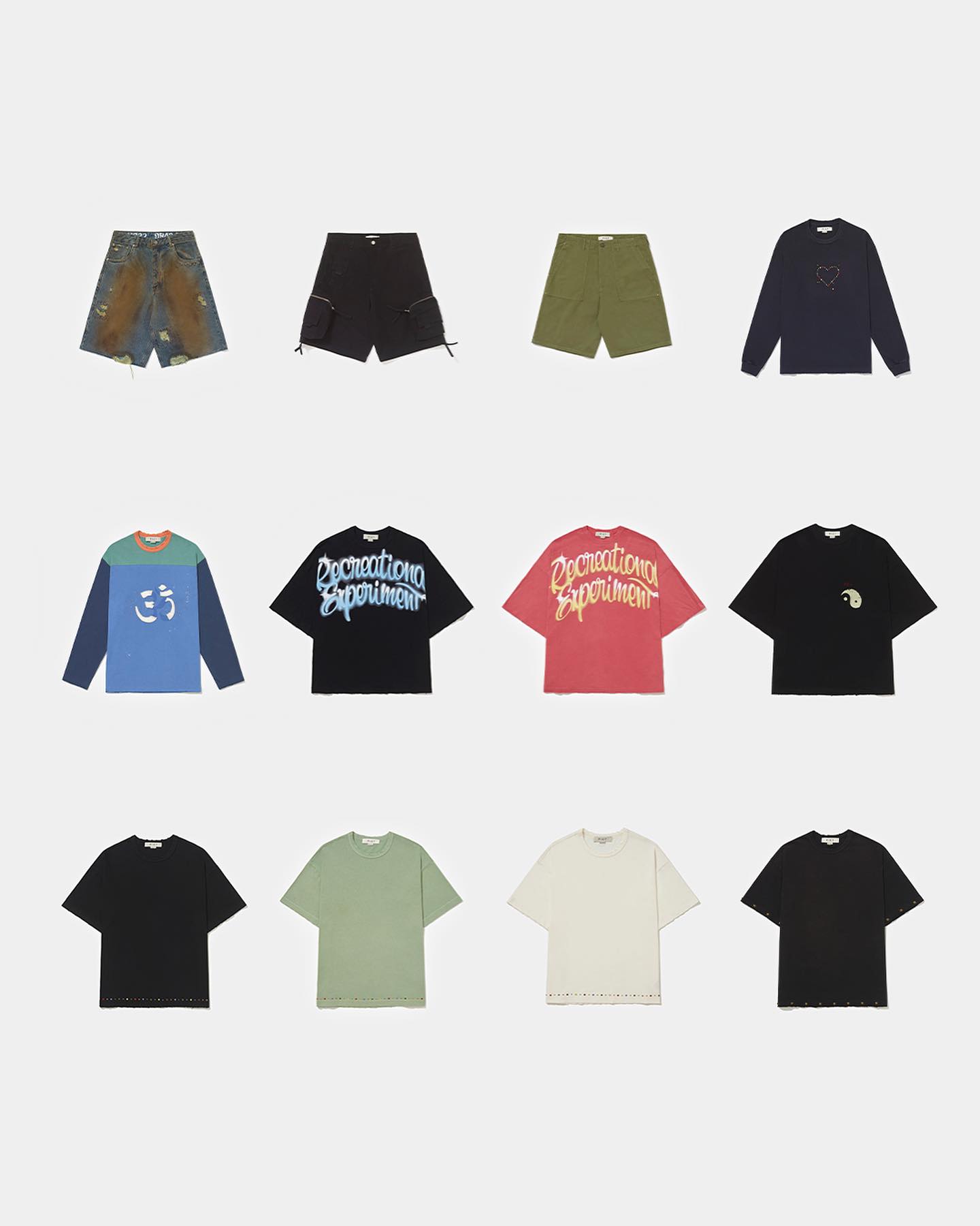 Mesh Cargo Shorts - Black - 7
