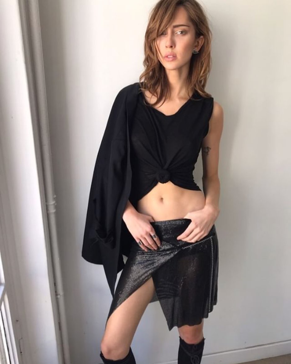 Winnie Mini Skirt Metallic Black - 7