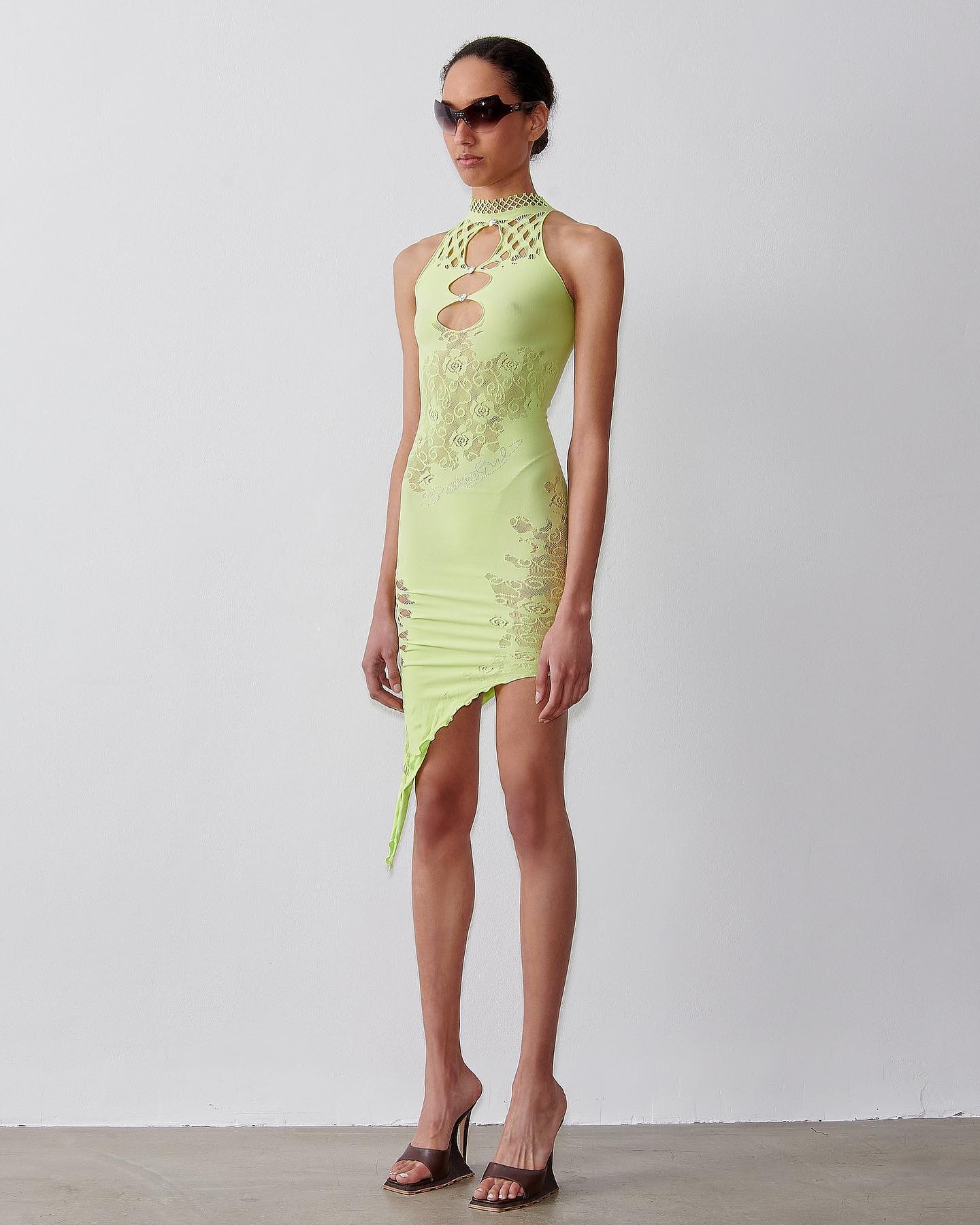Tamika Dress in Pickle - 3