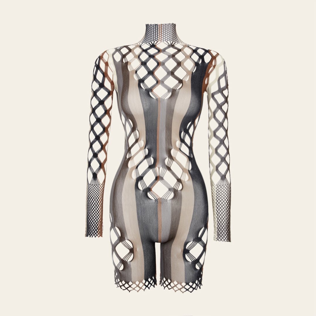Shelly Playsuit Latte - 6