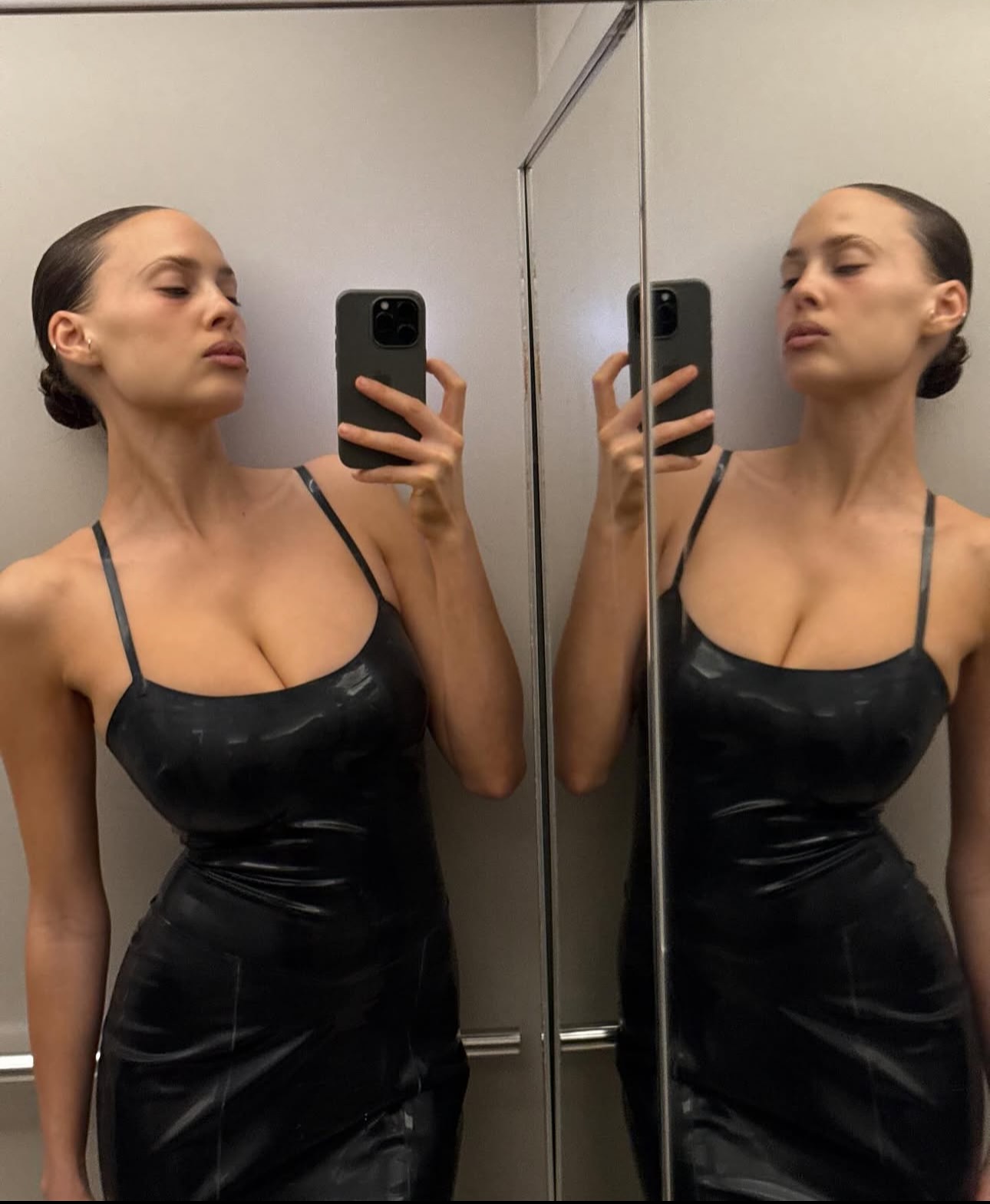 Selena Mini Dress Black - 11