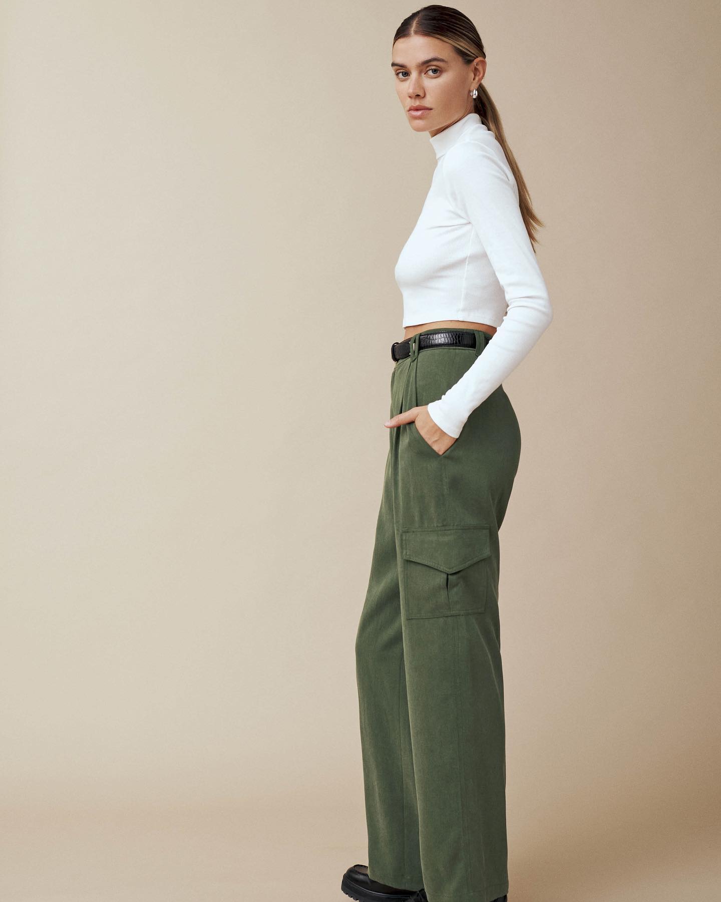 Solene Cotton Sweater Tee - 10