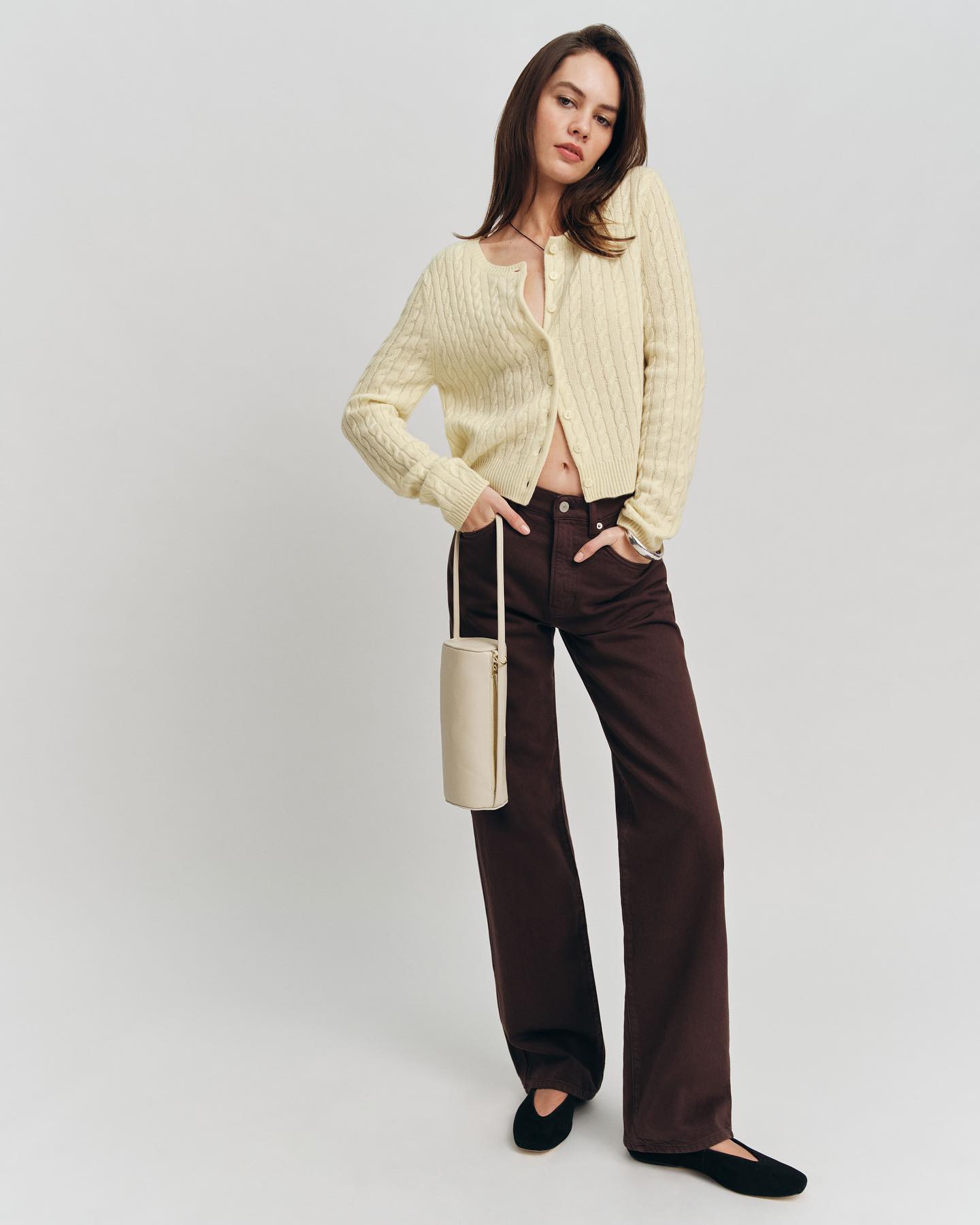 Ari Pointelle Knit Cardigan - 7