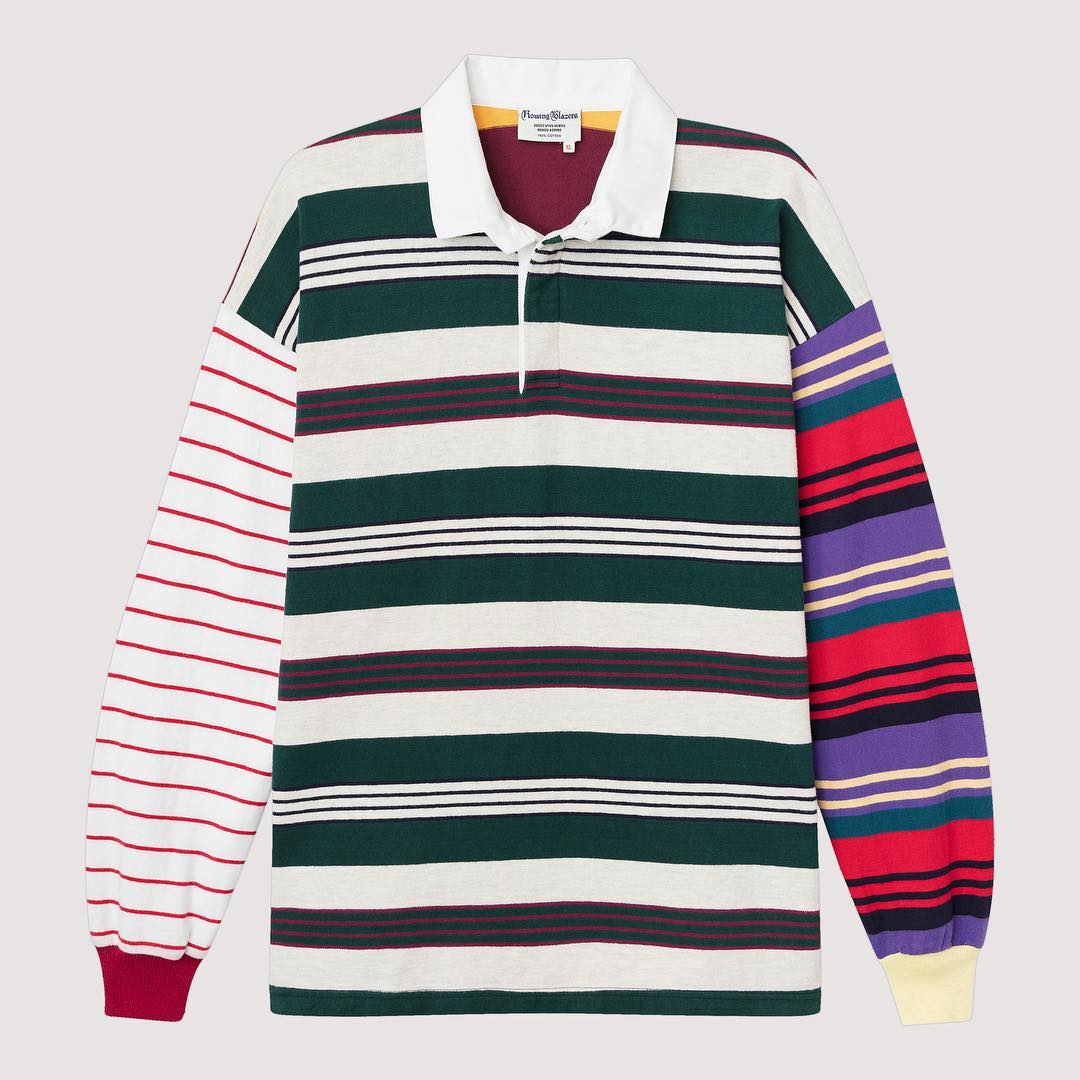 Hockney Stripe Rugby Navy - 7
