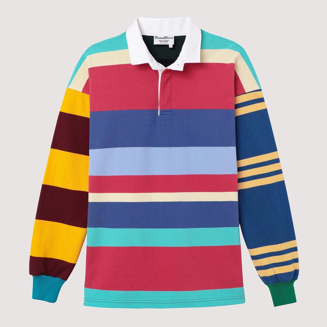 Hockney Stripe Rugby Navy - 10