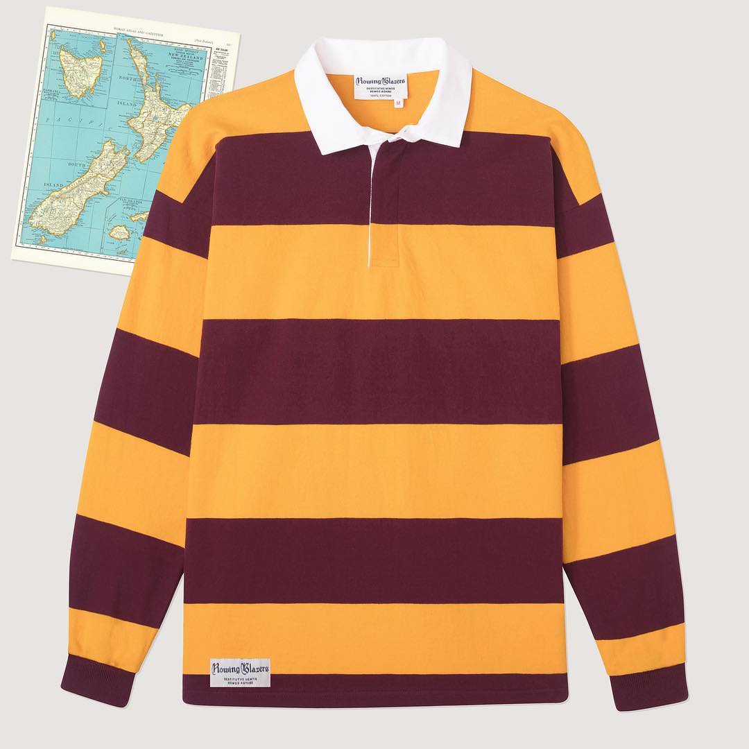Hockney Stripe Rugby Navy - 9