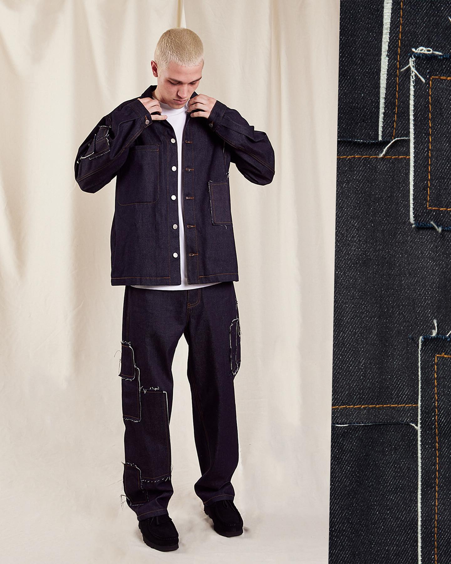 Selvedge Zipped Type-2 Denim Jacket - Darkest Indigo - 9