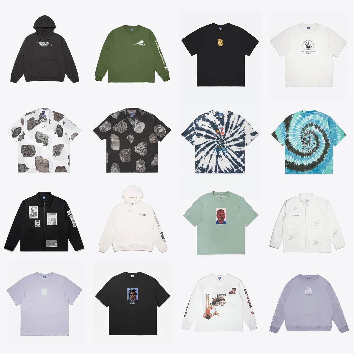 Echoes of Existence Hoodie - Garment Dyed Rock - 6