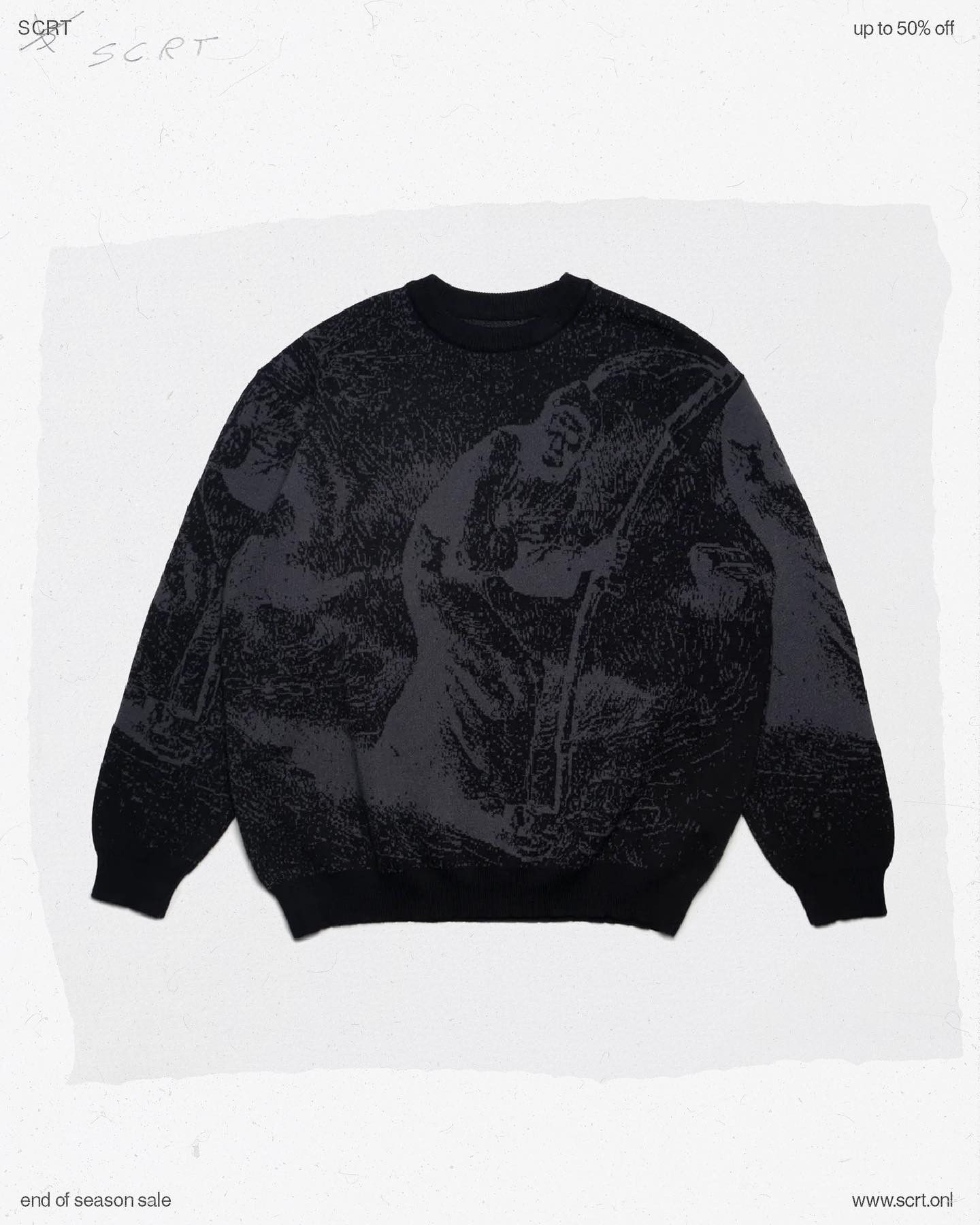 Skyline Brushed Knit - Midnight - 10
