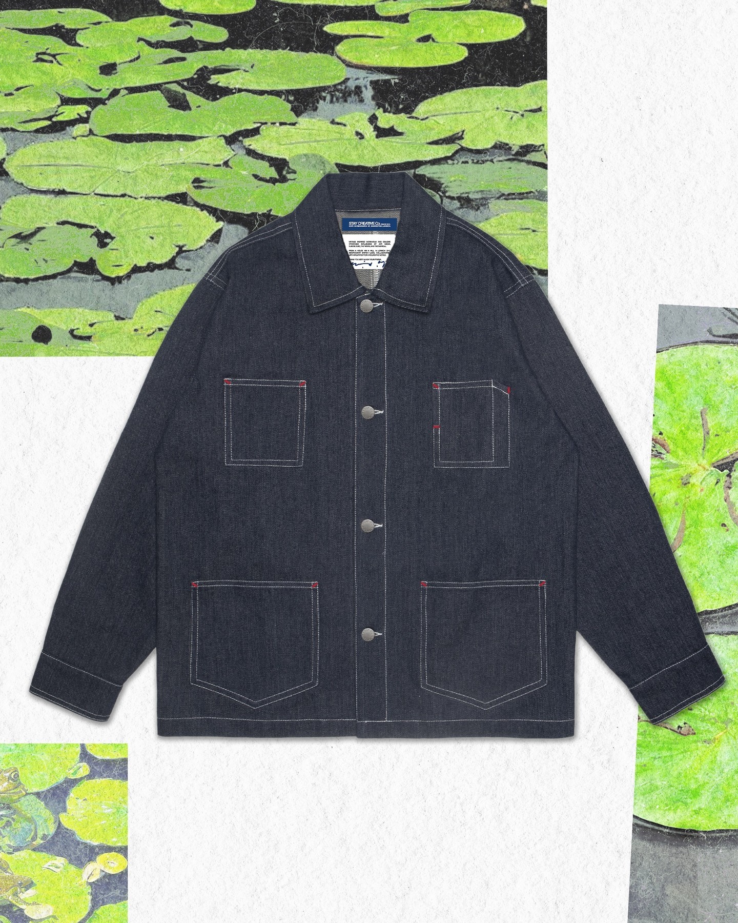 Selvedge Zipped Type-2 Denim Jacket - Darkest Indigo - 10