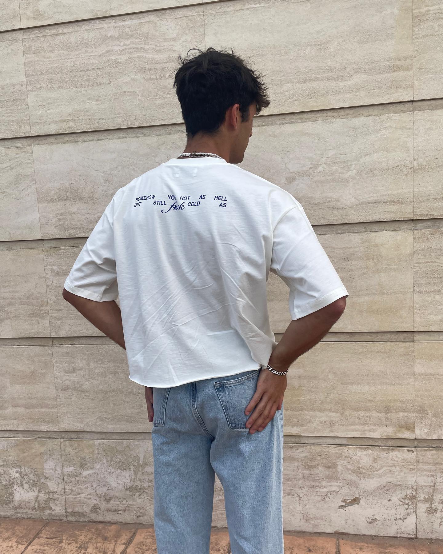Classic Light Blue Straight Pants - 6