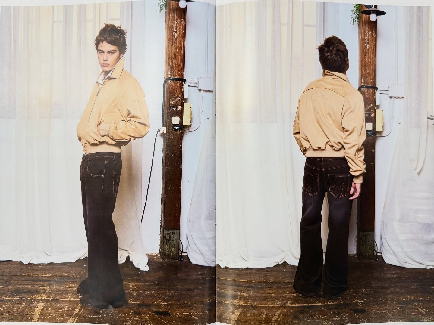 Suede Camel Raw Jacket - 7