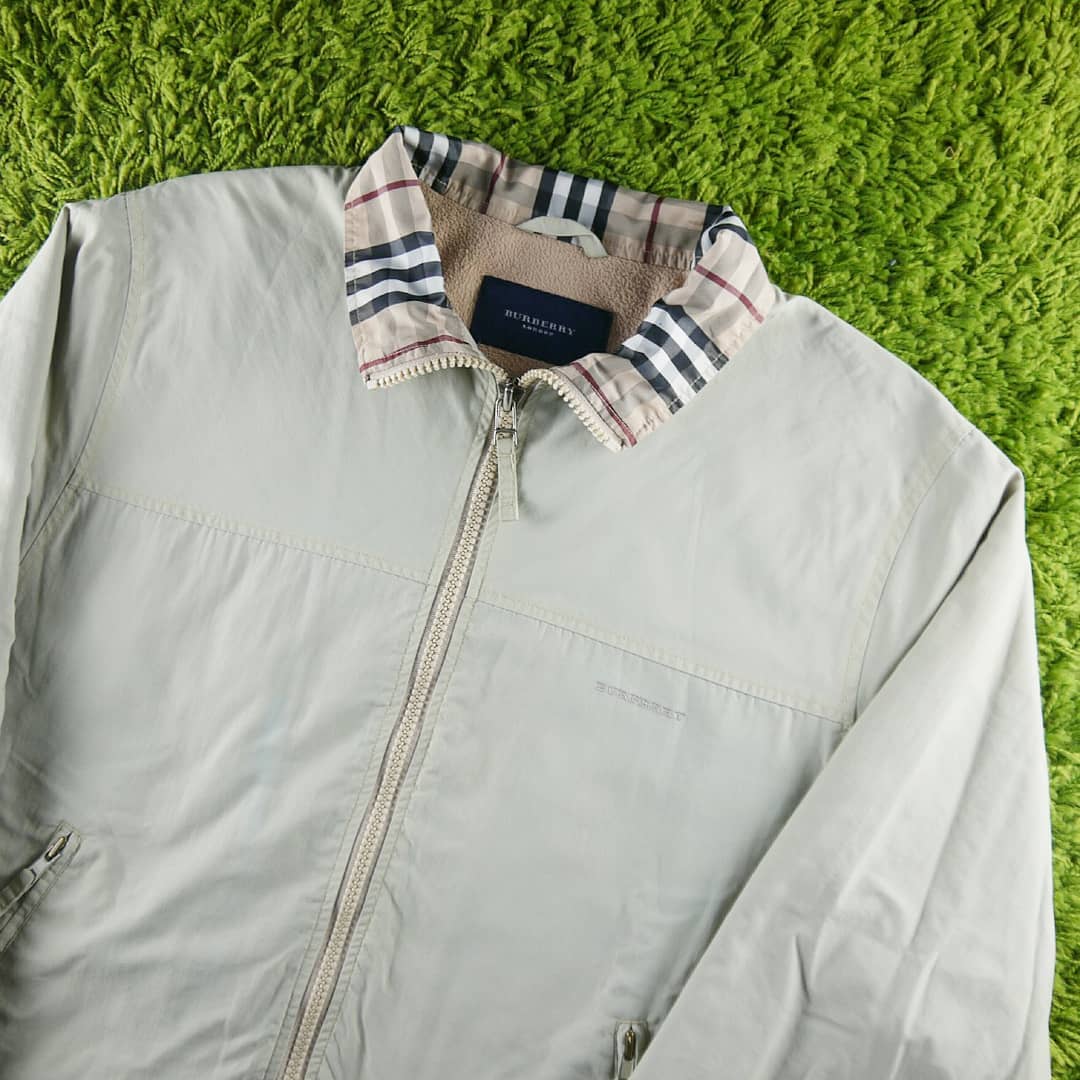 Vintage 90s YSL Yves Saint Laurent Harrington Jacket Size L - 6