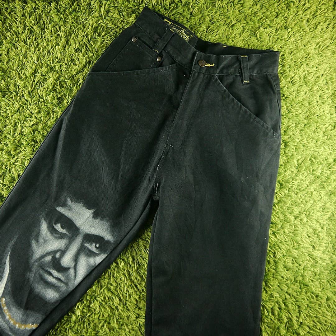 Vintage Scarface Jeans Size W26 - 7