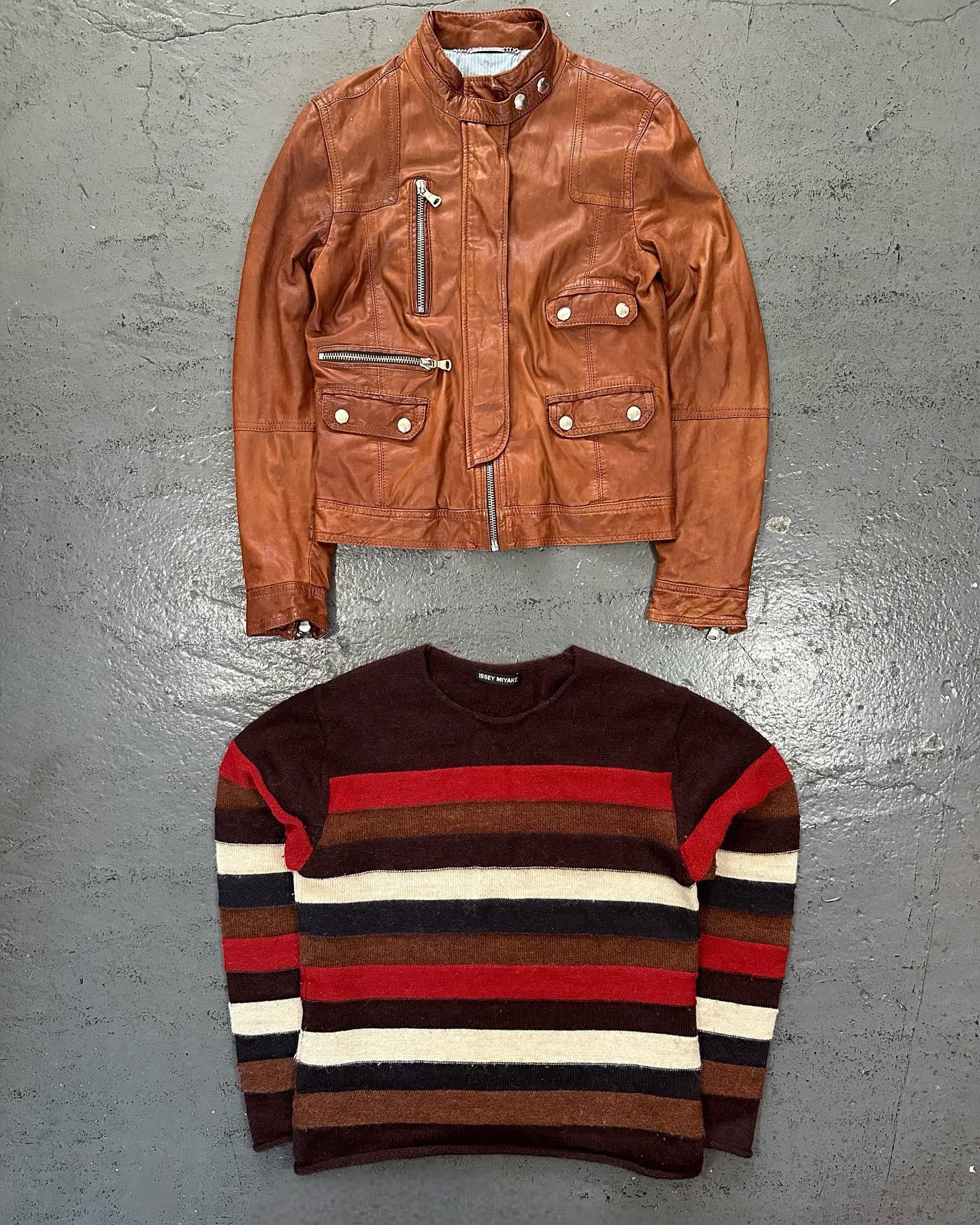 Vintage Stussy Striped Knit Jumper Size S - 6