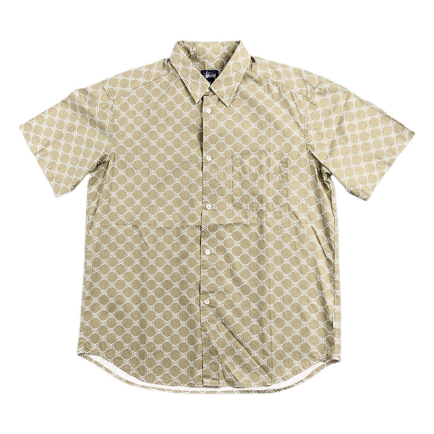 Vintage Moschino Jeans Monogram Washing Icons Shirt Size M - 7