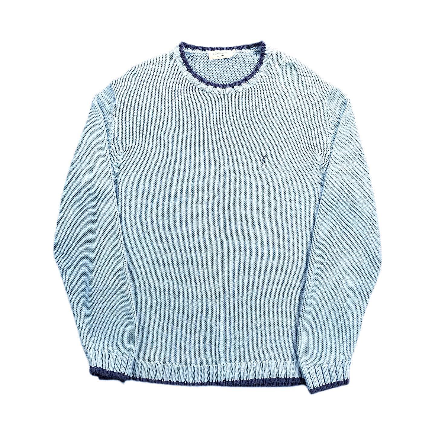 Vintage YSL Yves Saint Laurent Cashmere Jumper Size XL - 5