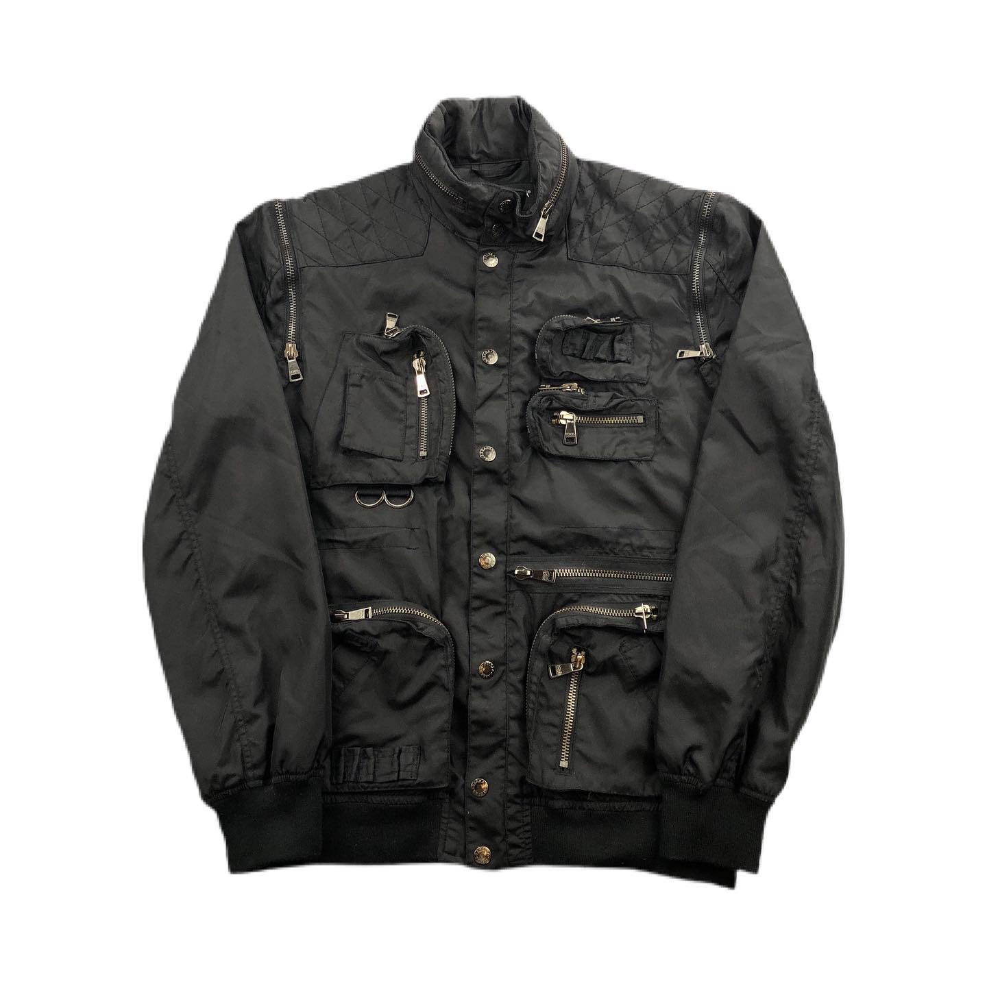 Vintage 2000s Armani Jeans Padded Cargo Jacket Size XL - 11