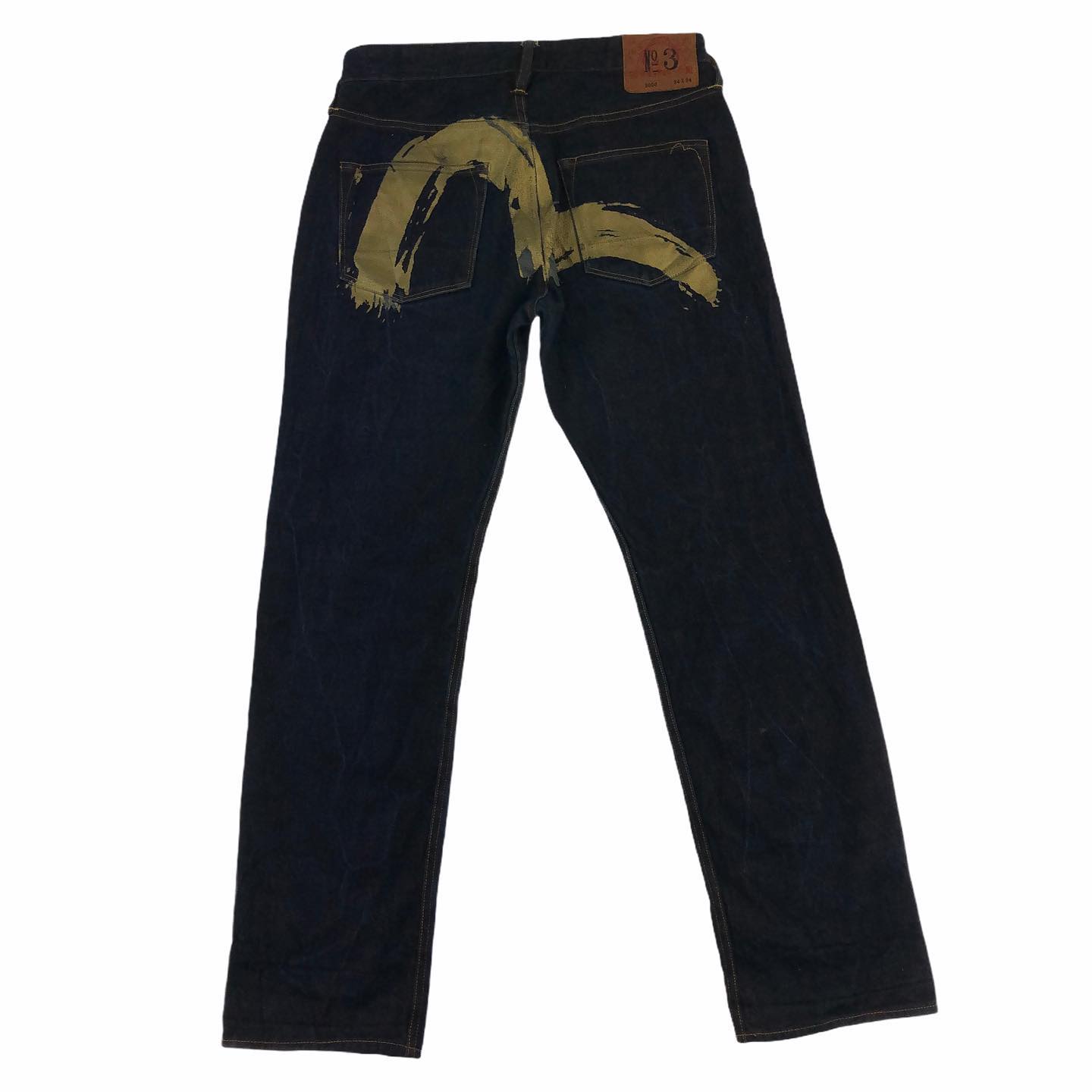 Vintage 2000s Evisu Embroidered Daicock Japanese Denim Jeans Size W30 - 10