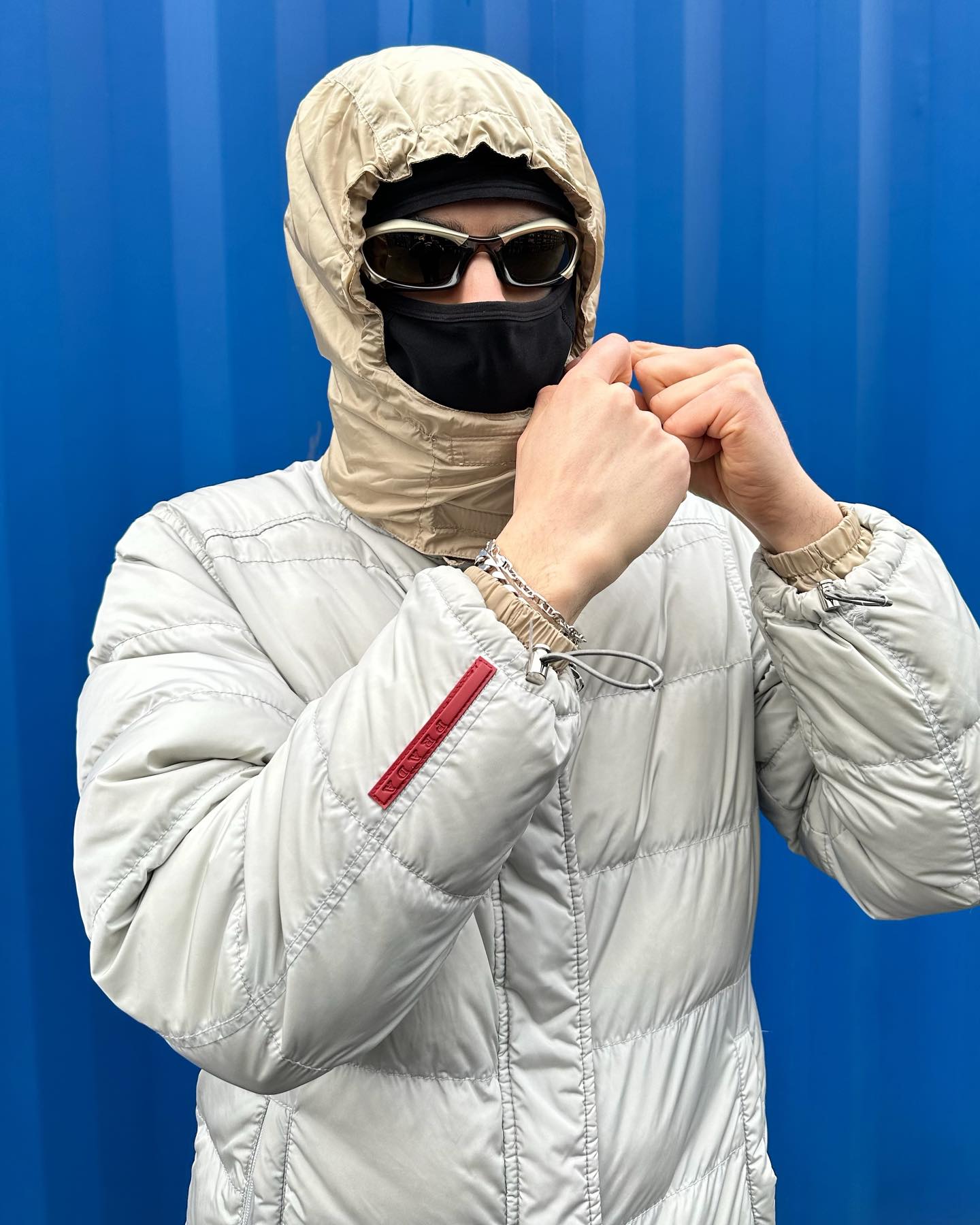 Vintage 90s Oakley Hydro Fuel Zip Up Puffer Snowboarding Jacket Size M - 6