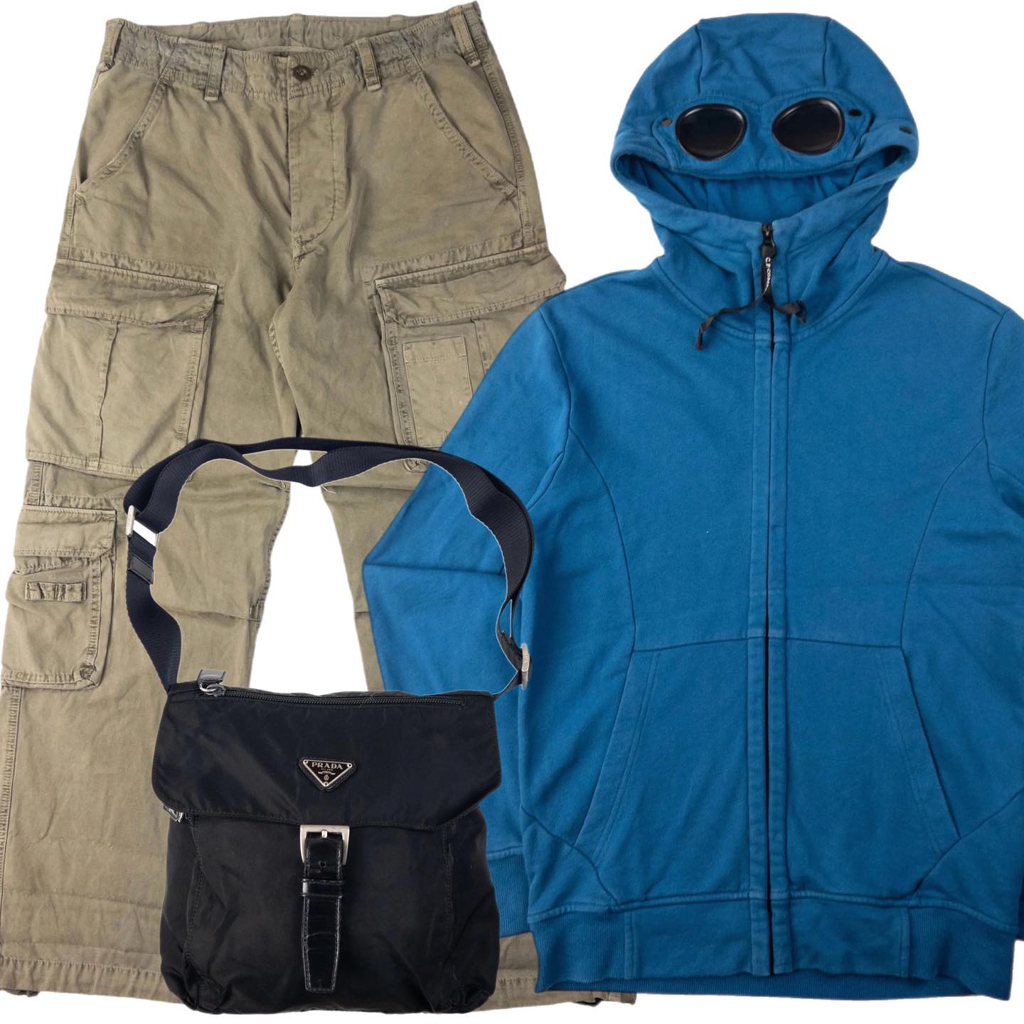 CP Company Goggle Hood Zip Up Hoodie Size S - 11
