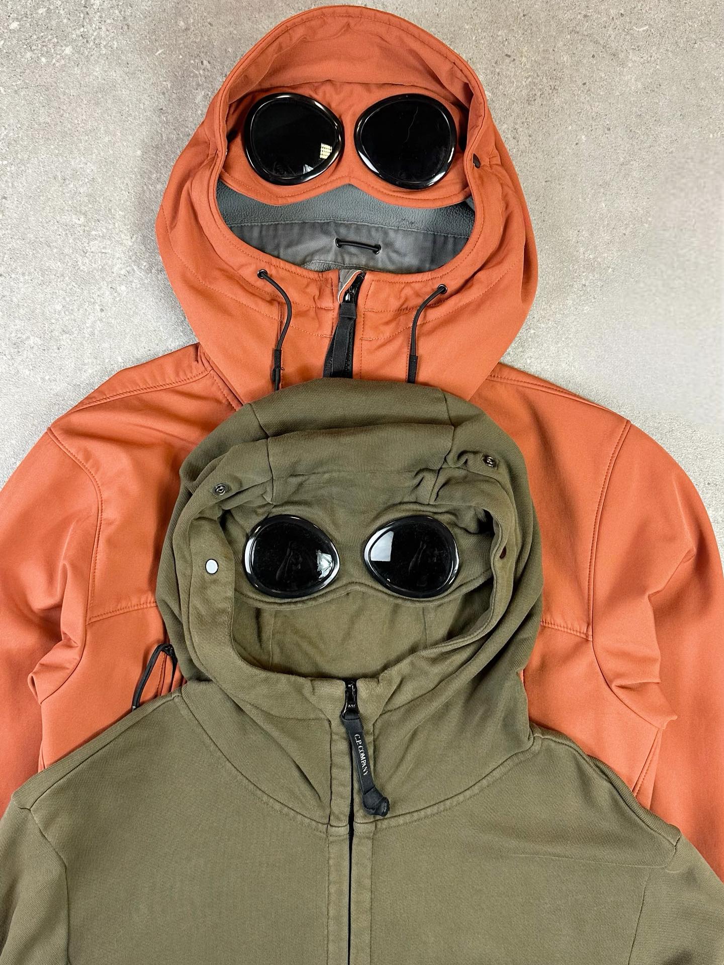 Vintage CP Company Goggle Hood Zip Up Hoodie Size S - 9