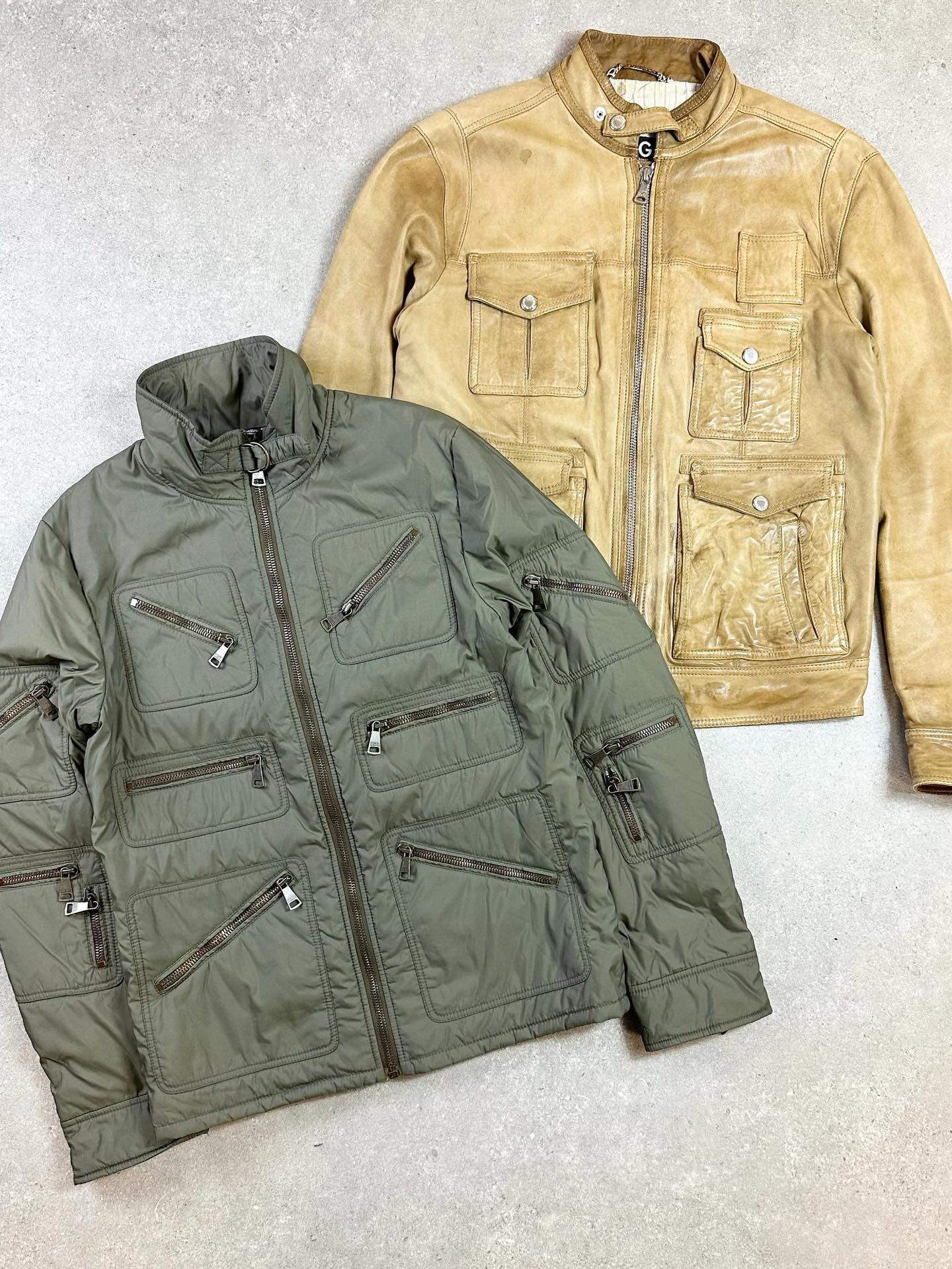 Vintage 2000s Diesel Zip Up Leather Jacket Size M - 7