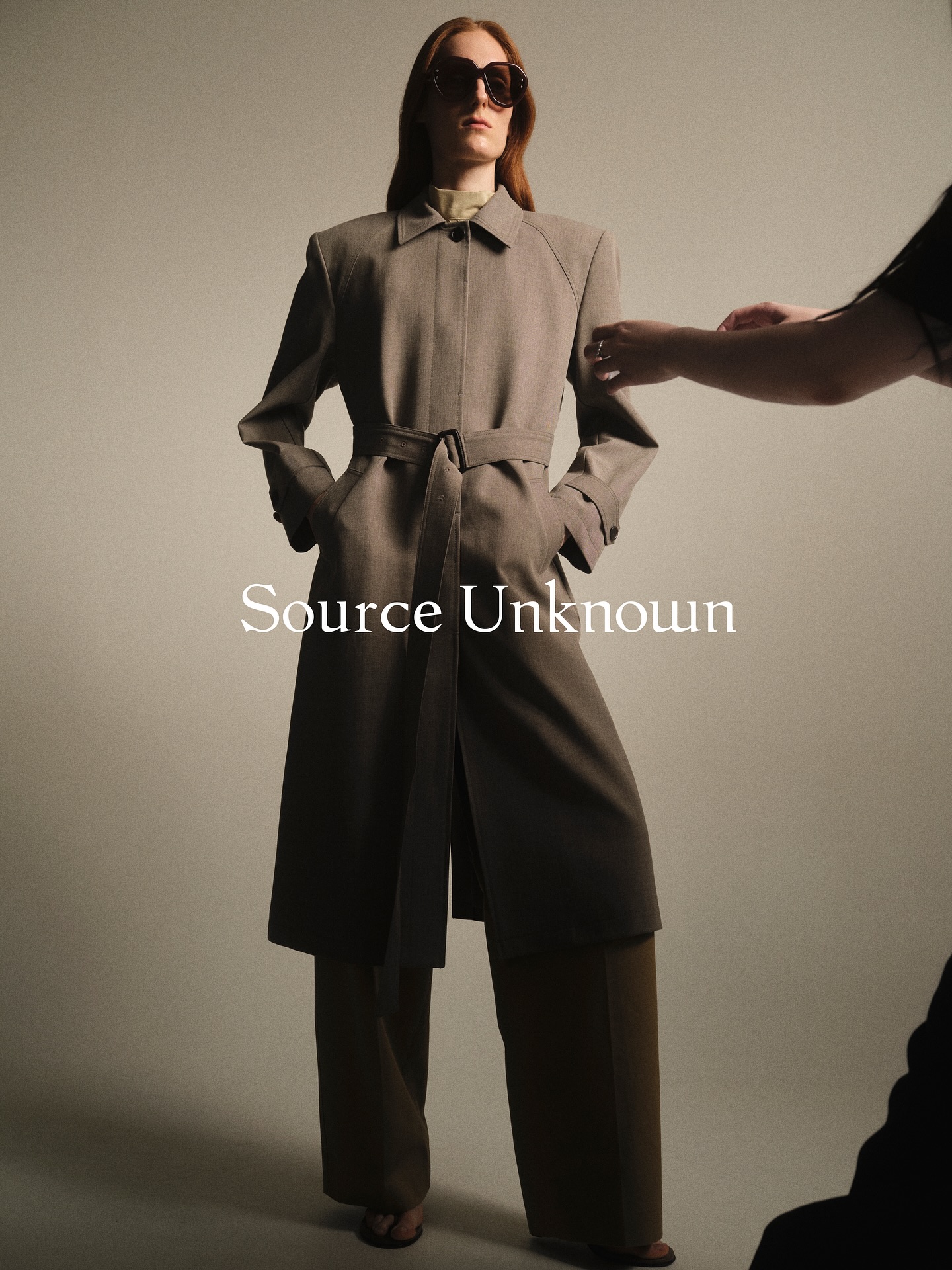 Button Cuff Trousers, Beige - 6