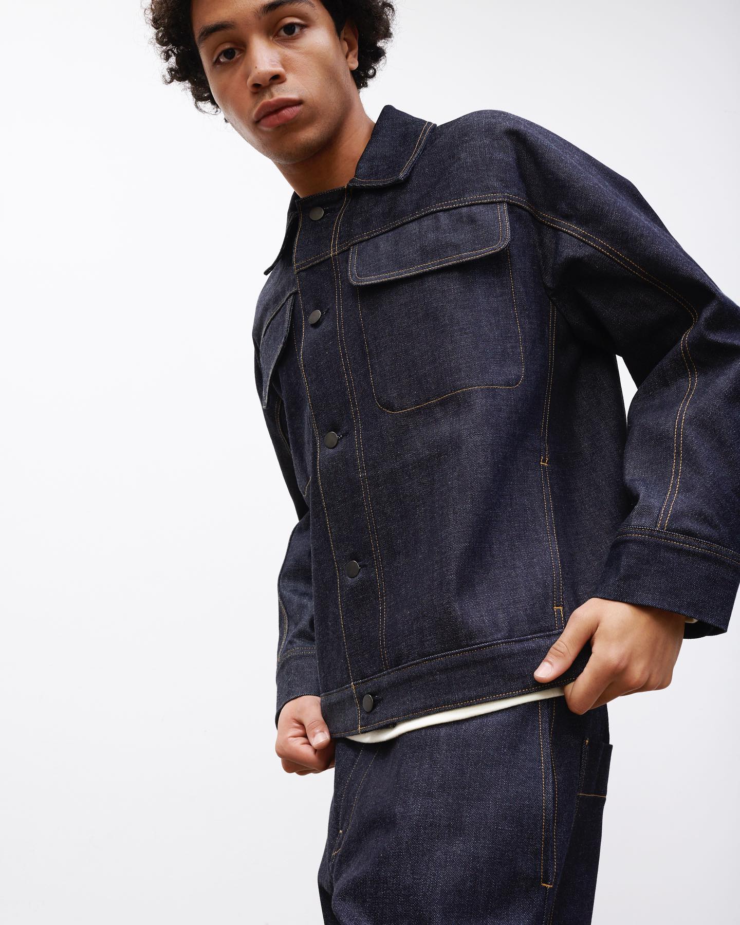 Derby Denim Jacket in Bleached Wash - 9